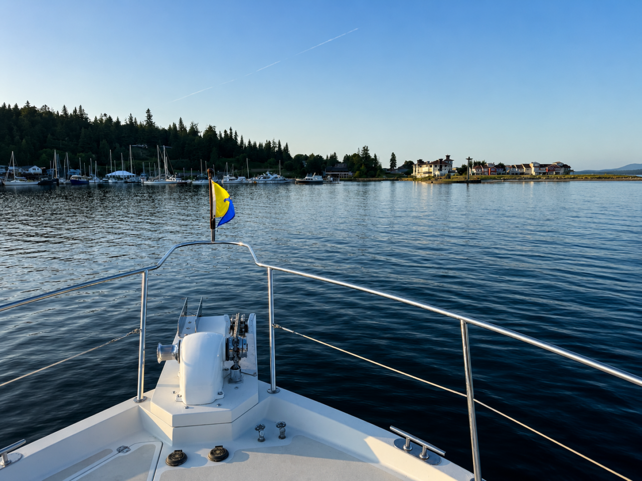 Arriving at Port Ludlow