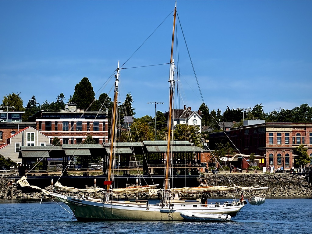 Wooden Sail Boat
